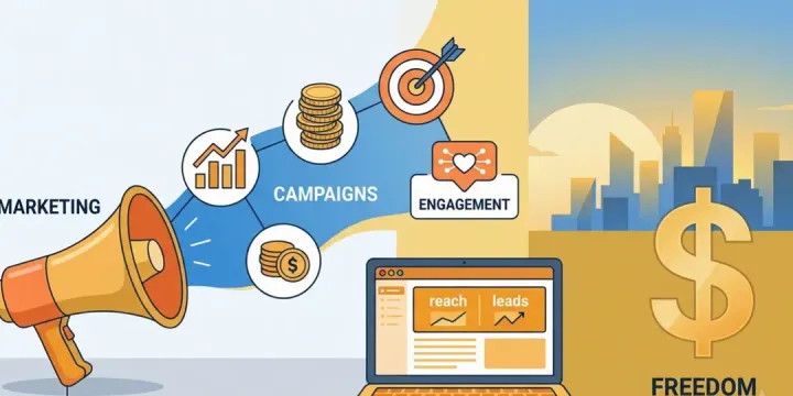 How Digital Marketing Creates Financial Freedom in 2026